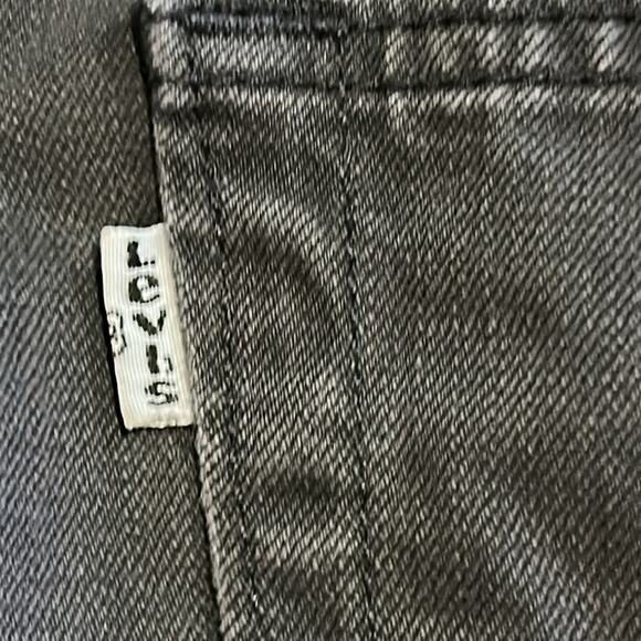 Mens Levi's 505 Black Straight Jeans Classic Style Size 31 - Picture 12 of 12